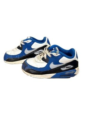 Nike Air Max Kids Sneakers Blue White Black – Size 8C Fair